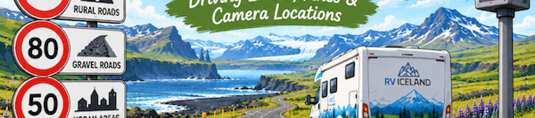 Iceland Speed Limit Rules: Driving Limits, Fines & Camera Locations