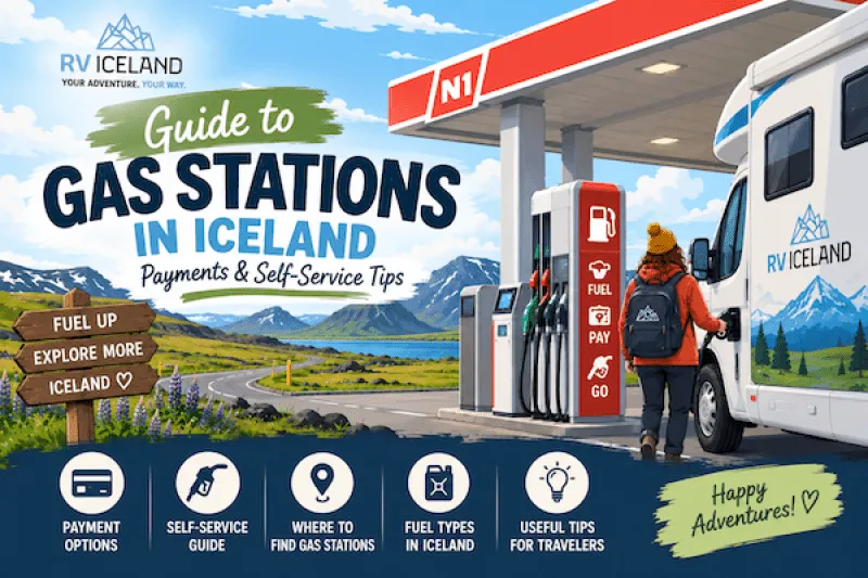 Guide to gas stations in Iceland