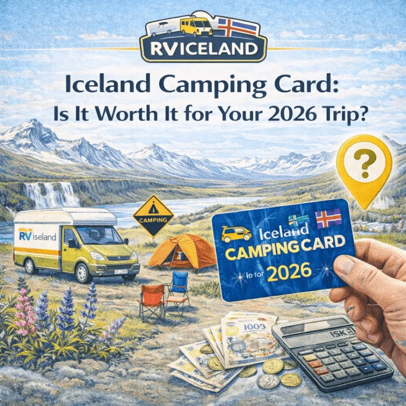 Iceland camping card blog