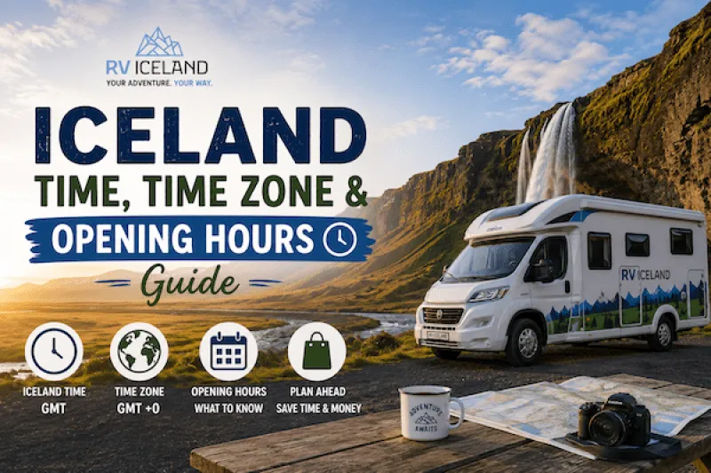 Iceland time zones and opening hours