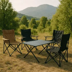 Table and chairs for motorhome
