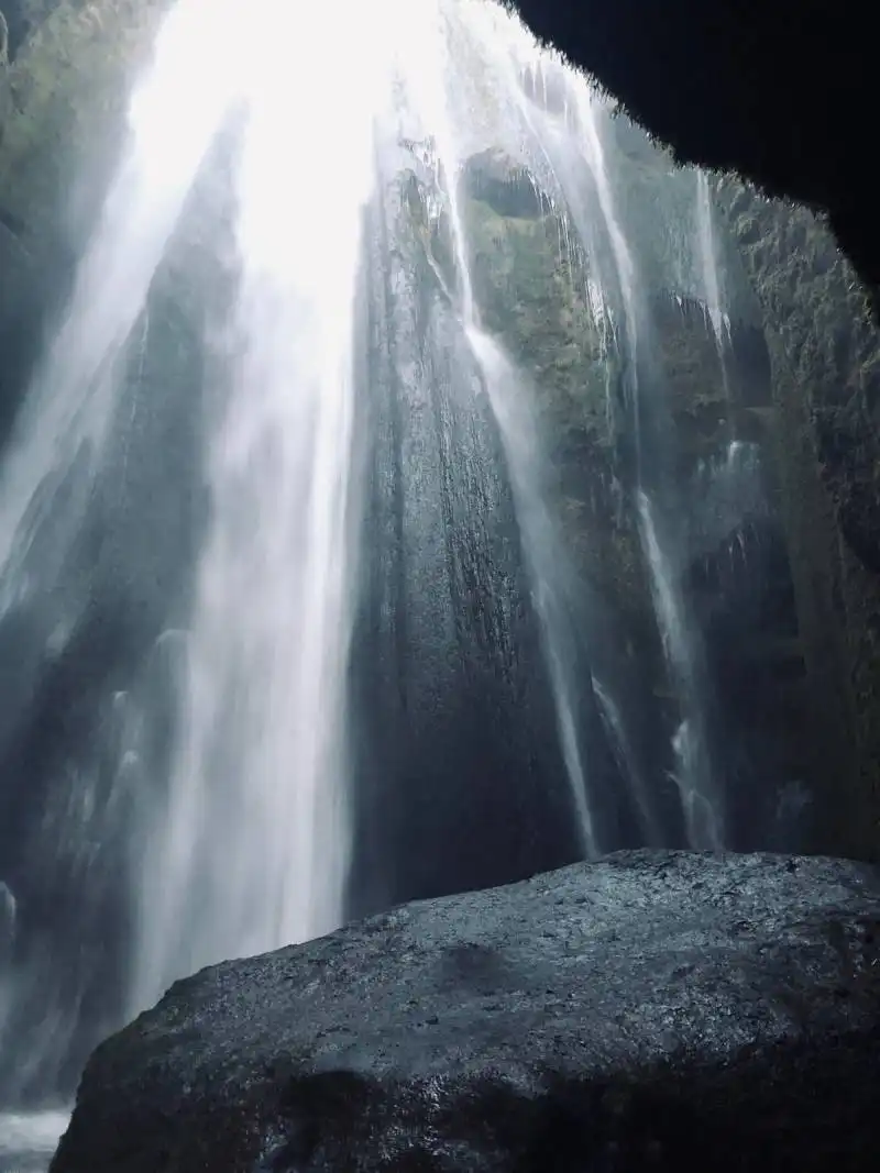 Gljúfrabúi waterfall