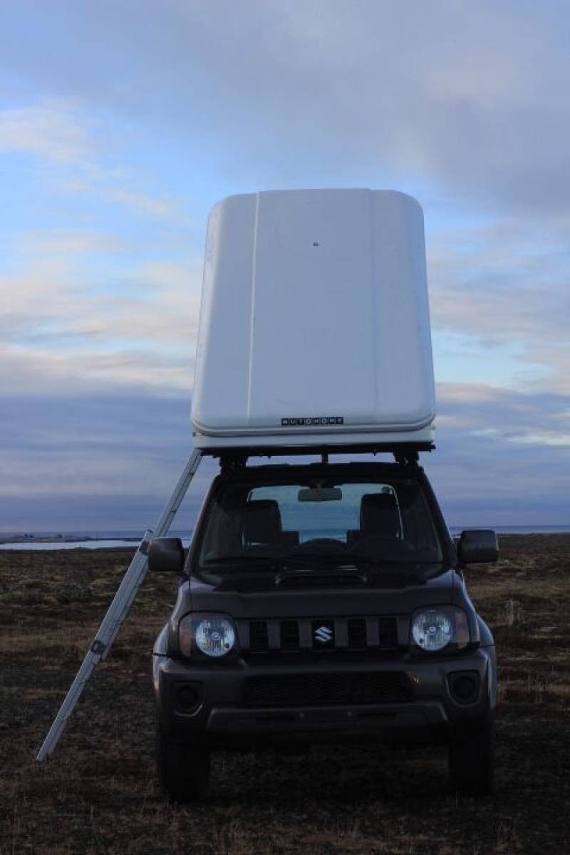 Jimny with popup tent